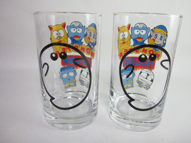 ヤフオク パチンコ モンスターハウス キャラクターグラス