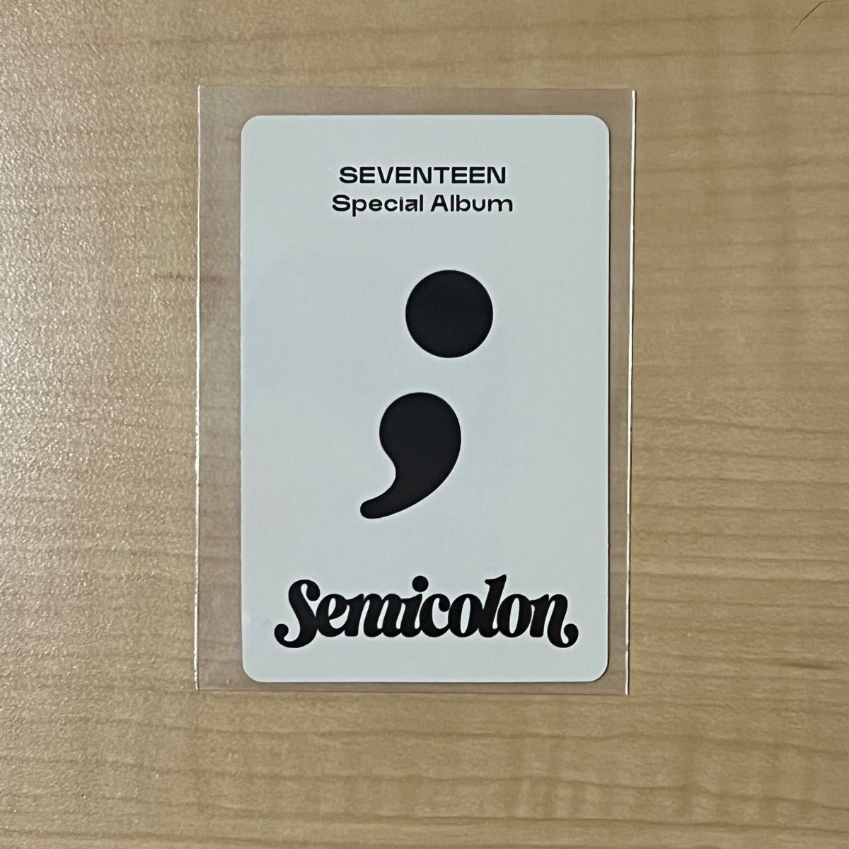 SEVENTEEN Special Album '; [Semicolon]' トレカ ミンギュ