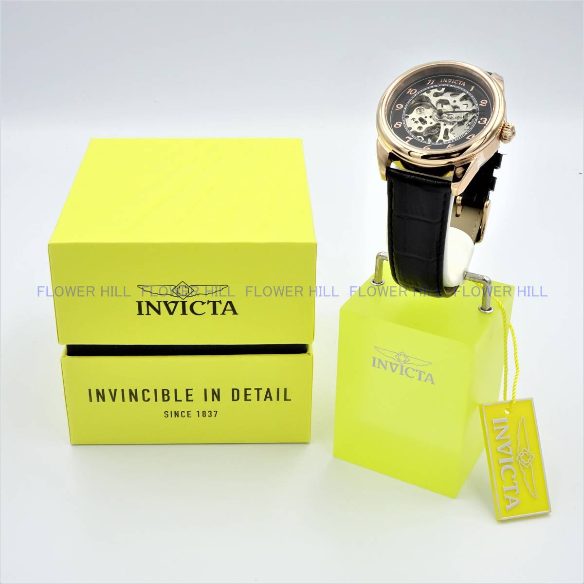 【新品・送料無料】インビクタ INVICTA 腕時計 メンズ 31309 スぺシャリティSPECIALTY 手巻き ローズゴールド・ブラック レザーバンド_画像8