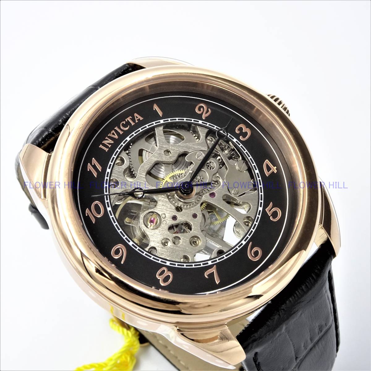 【新品・送料無料】インビクタ INVICTA 腕時計 メンズ 31309 スぺシャリティSPECIALTY 手巻き ローズゴールド・ブラック レザーバンド_画像4