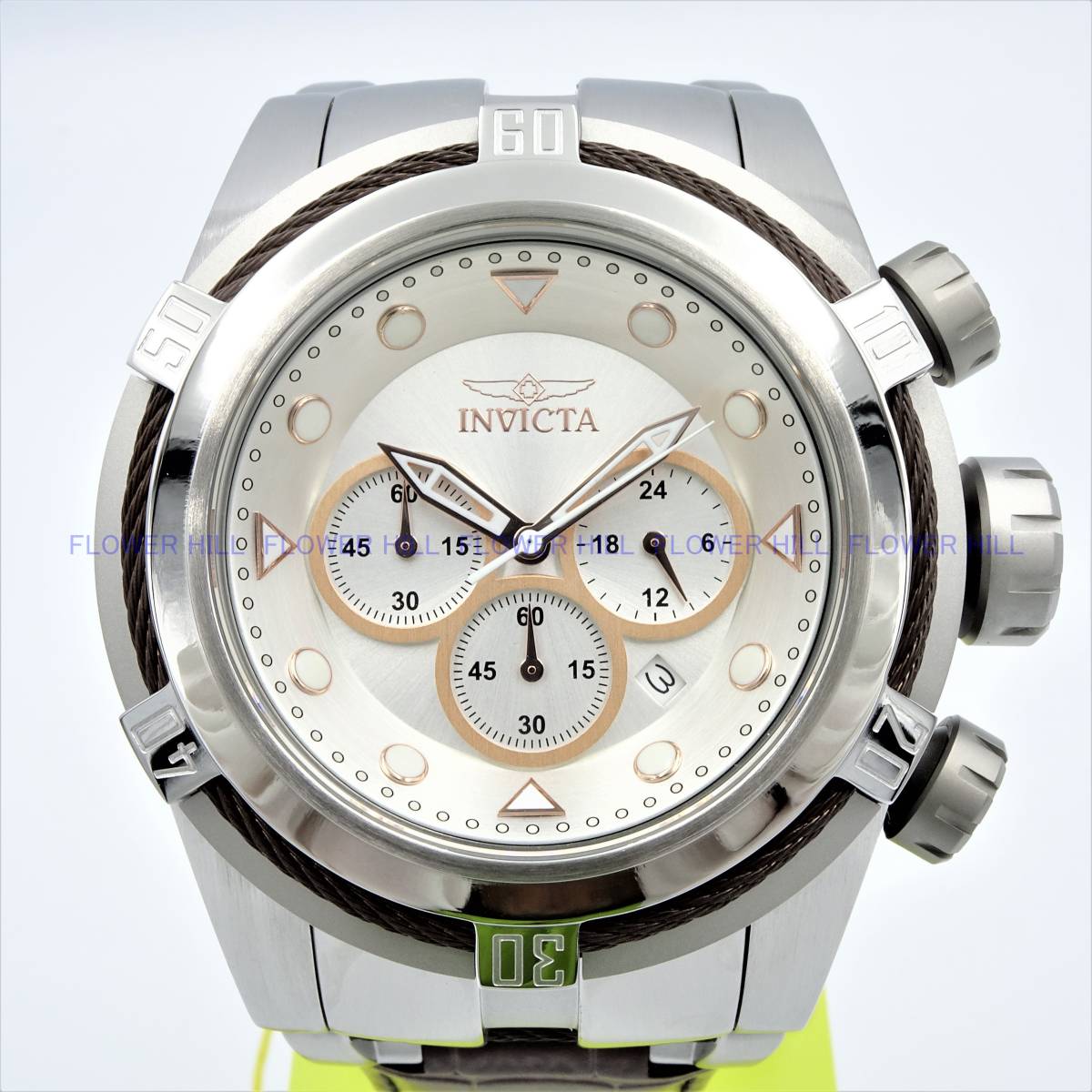 インビクタ INVICTA 腕時計 メンズ ボルトゼウス BOLT ZEUS 43783 クォーツ クロノグラフ レザーバンド｜PayPayフリマ