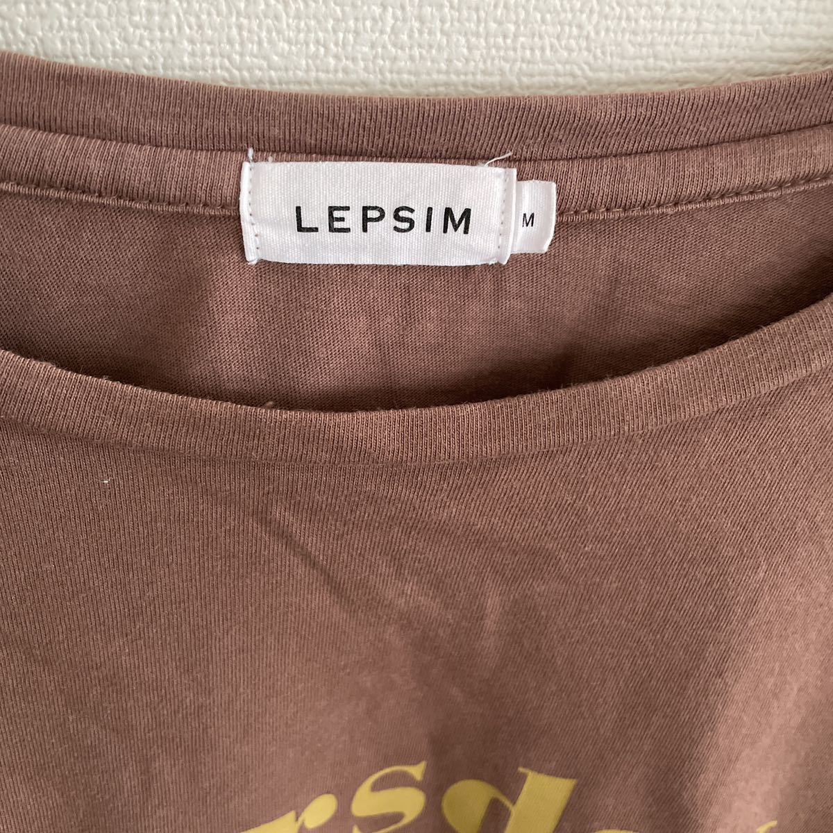 LEPSIM ロゴTシャツ　M