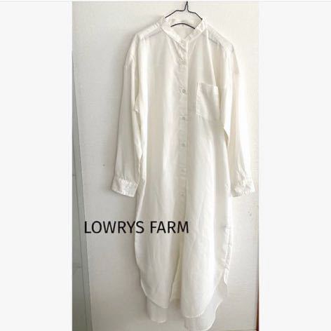 LOWRYS FARM シアーシャツワンピース　F