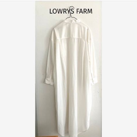 LOWRYS FARM シアーシャツワンピース　F