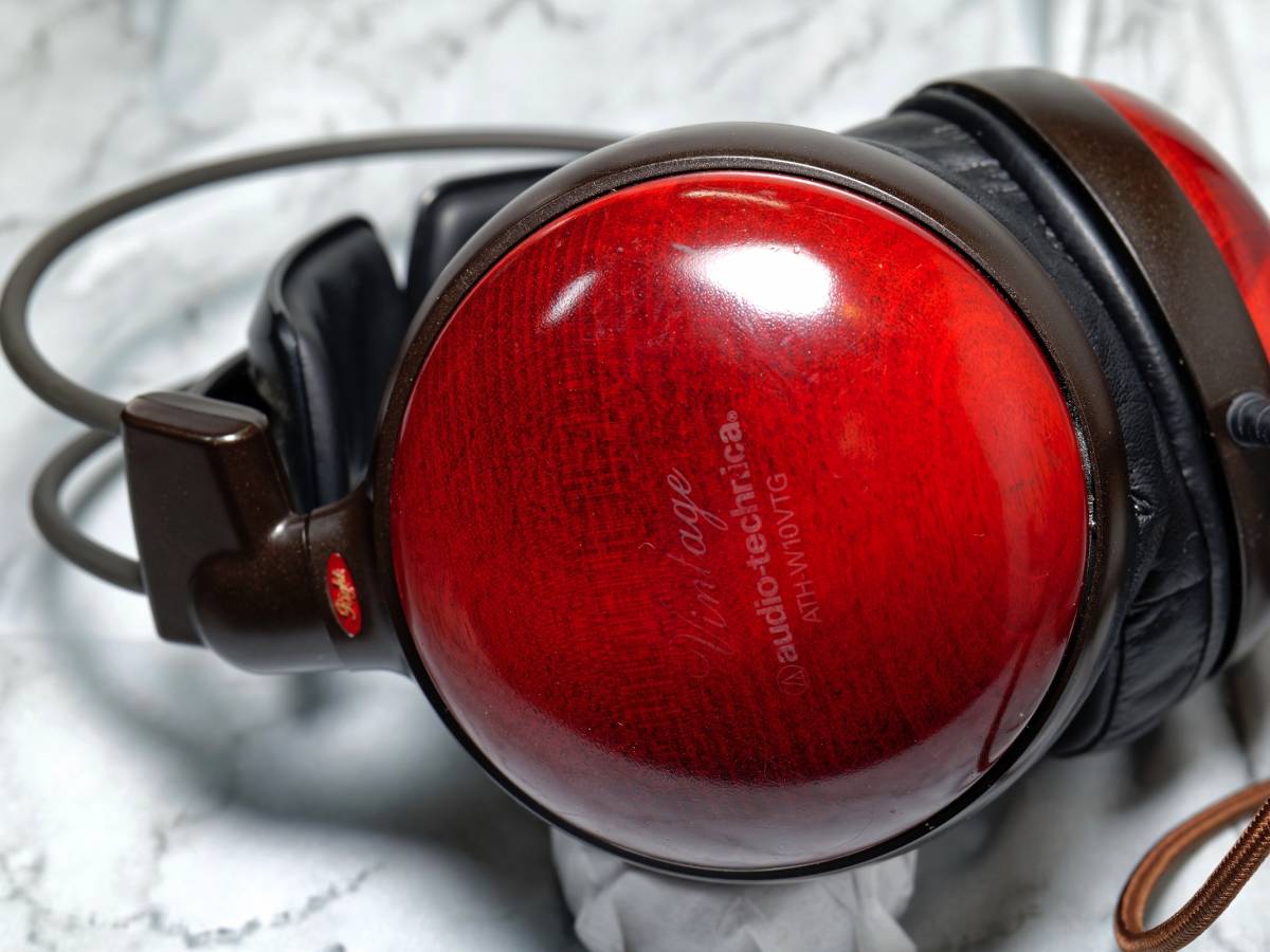 高級ヘッドホン【ヴィンテージ】【木製】Audio-technica ATH 高級ヘッドホン【ヴィンテージ】【木製】Audio-technica ATH