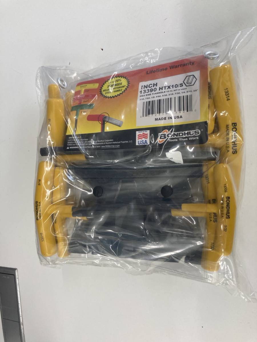 新品即決 0508f1707 BONDHUS No.13390 HTX10/S (3/32、7/64、1/8、9/64