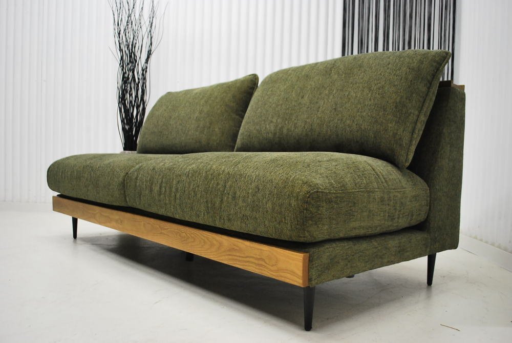  great special price * outlet * free shipping * unused * article limit * Northern Europe style natural modern * green * fabric *. shelves attaching * feather entering 