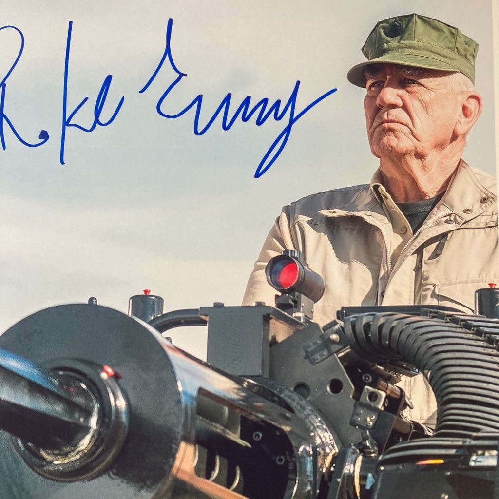 ロナルド・リー・アーメイ直筆サイン入り超大型写真…フルメタルジャケット R・リー・アーメイ直筆サイン入り超特大写真…フルメタル