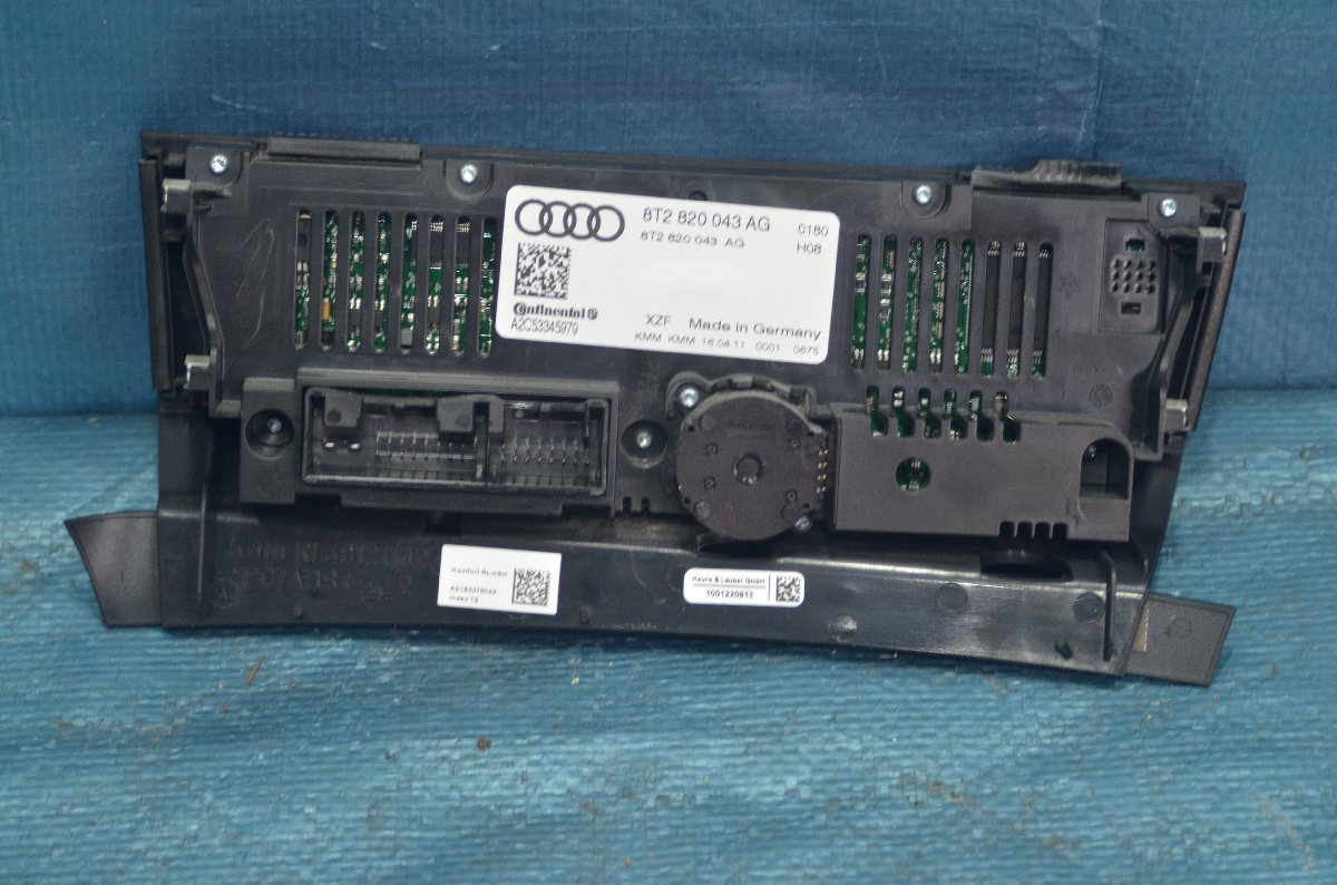 Audi アウディ Q5 8RCDNF 8RCNCF 8RCALF 8R 純正　エアコン操作パネル ACスイッチ 8T2 820 043 AG_画像2