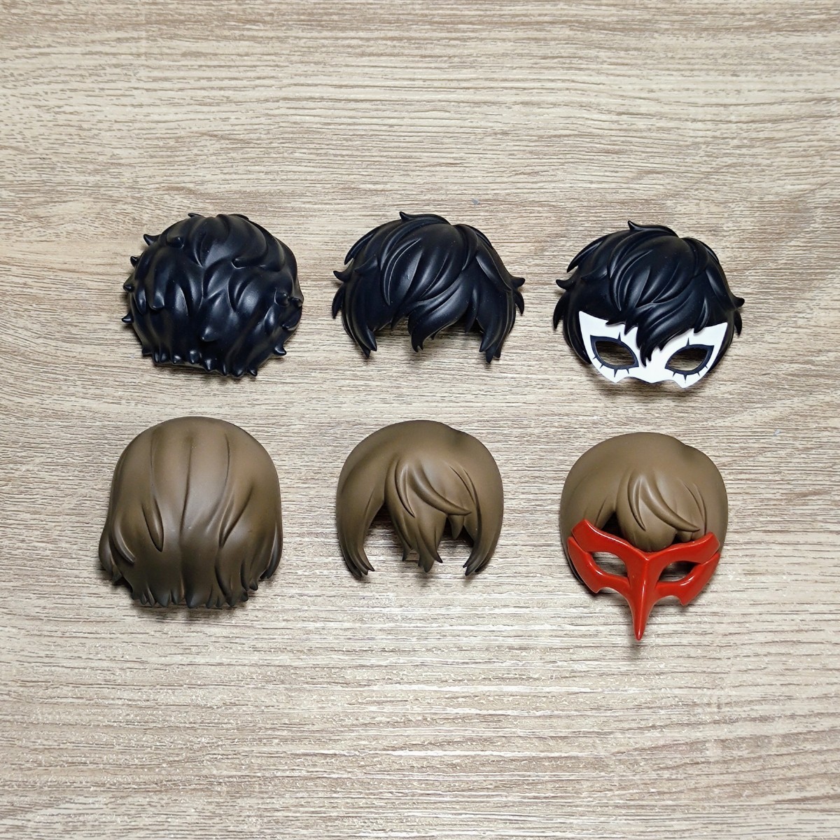 ねんどろいど ペルソナ5 ジョーカー 明智吾郎 髪パーツのみ セット 一
