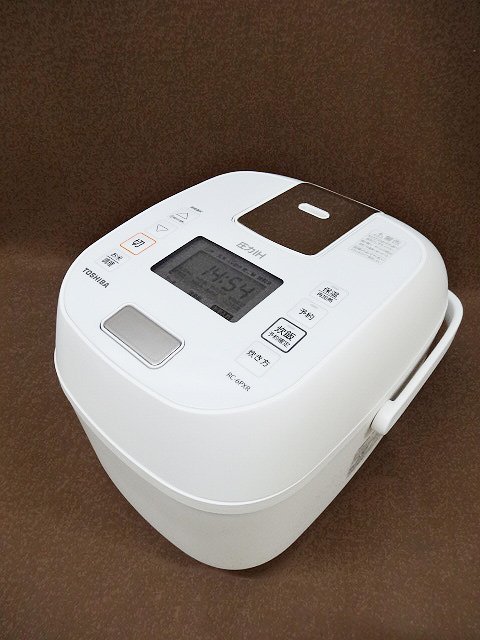 ☆中古品☆東芝 炊飯器 圧力IHジャー RC-6PXR 2022年製 3.5合 ホワイト