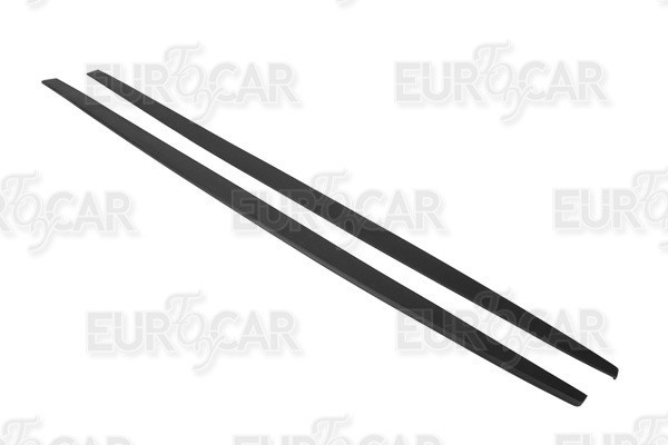 艶消し黒 VW ゴルフ 5G型 サイドスカートエクステンション 左右セット 2PCS 限定色 塗装_画像2