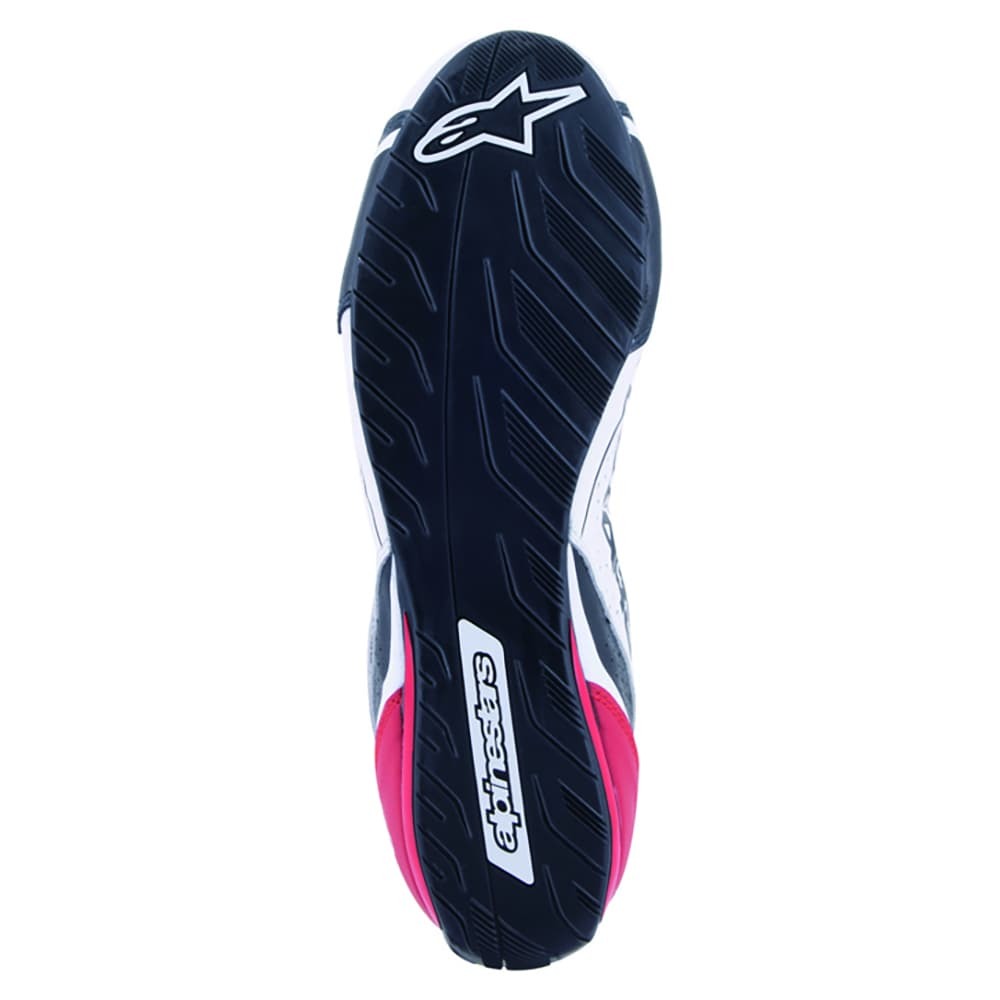 alpinestars( Alpine Stars ) racing shoes TECH-1 T V3 SHOES ( size USD: 8.5) 21 WHITE BLACK [FIA8856-2018 official recognition ]
