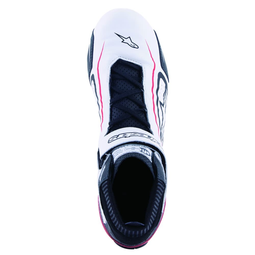 alpinestars( Alpine Stars ) racing shoes TECH-1 T V3 SHOES ( size USD: 7.5) ORANGE FLUO BLACK WHITE [FIA8856-2018 official recognition ]