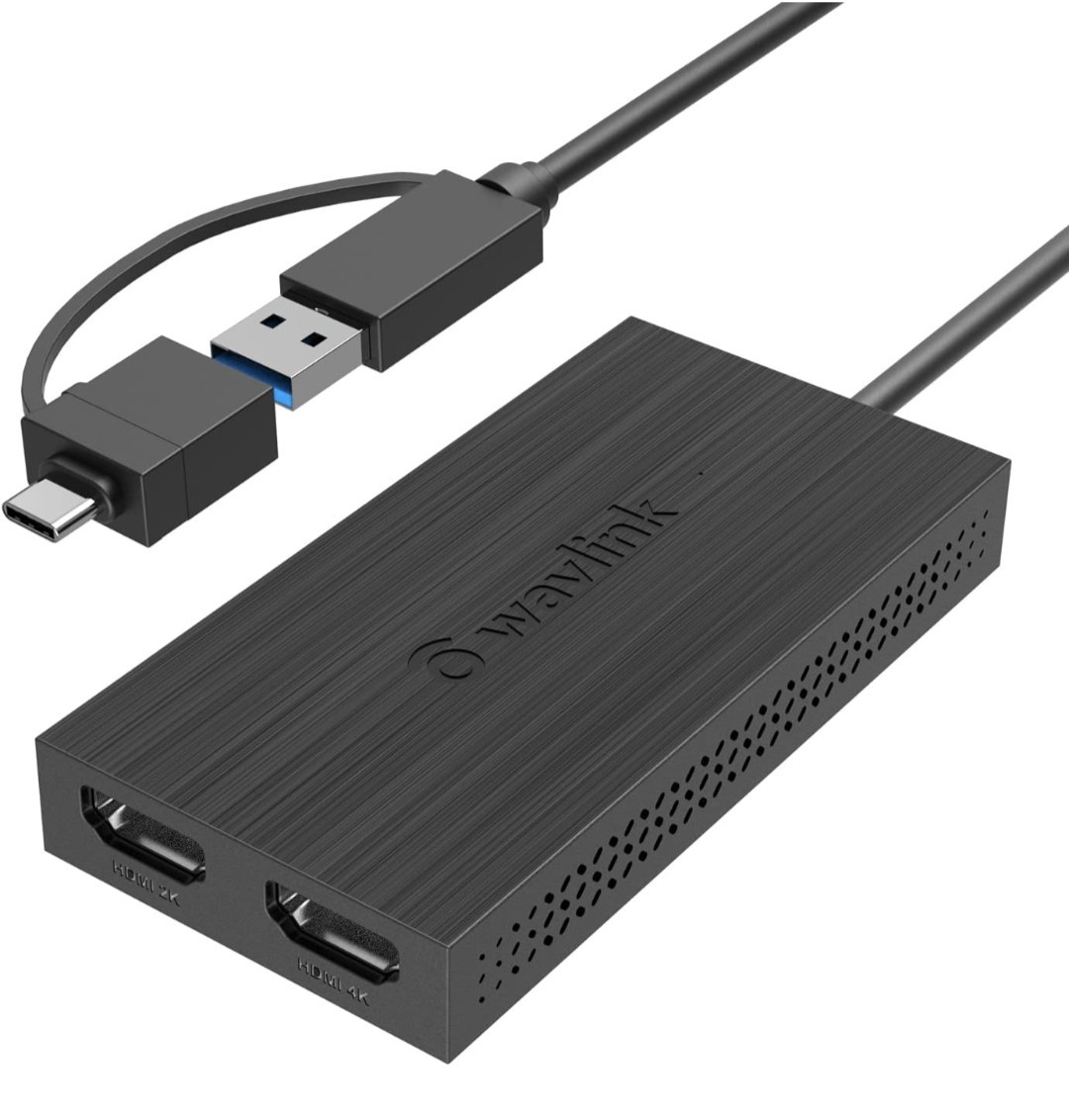 新品即決 508h0727 WAVLINK 4K出力ミニドッキングステーション/USB3.0