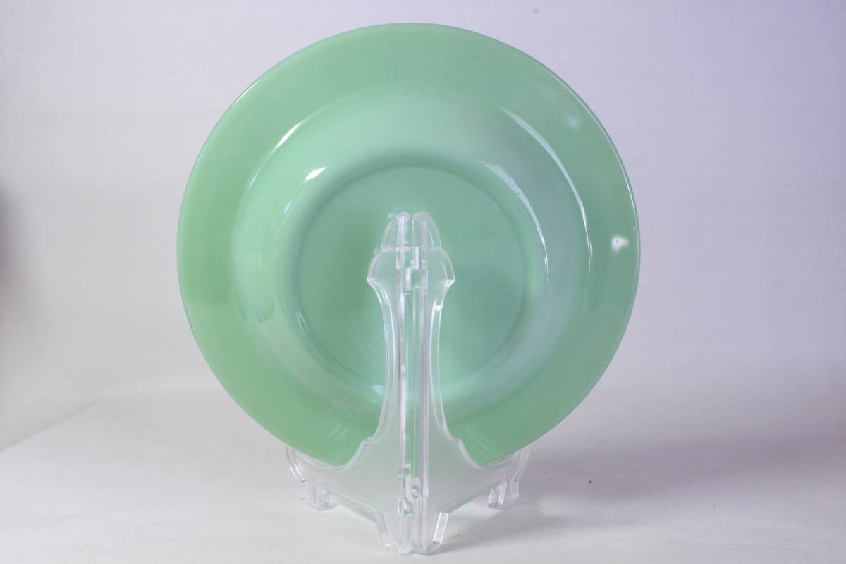  бесплатная доставка [ Yupack отправка ] V Fire King Jedi обод * суп plate Flat обод бульонная чашка Vintage plate GLASS