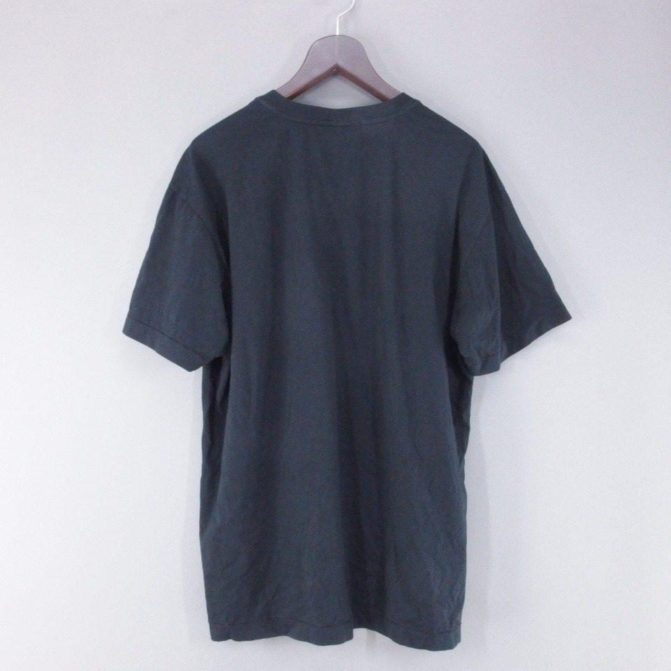 STONE ISLAND ストーンアイランド メンズ Tシャツ 半袖シャツ ブラック コットン100％ XLサイズ トルコ製_画像2