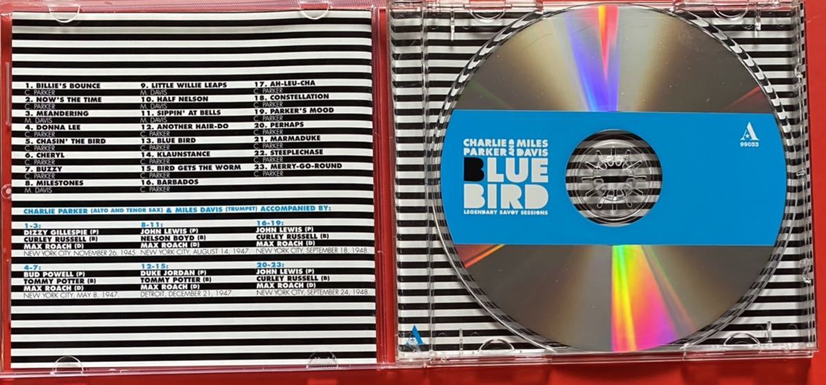 【CD】CHARLIE PARKER/MILES DAVIS「BLUE BIRD LEGENDARY SAVOY SESSIONS」チャーリー・パーカー, マイルス・デイヴィス 輸入盤 [09080335]_画像3