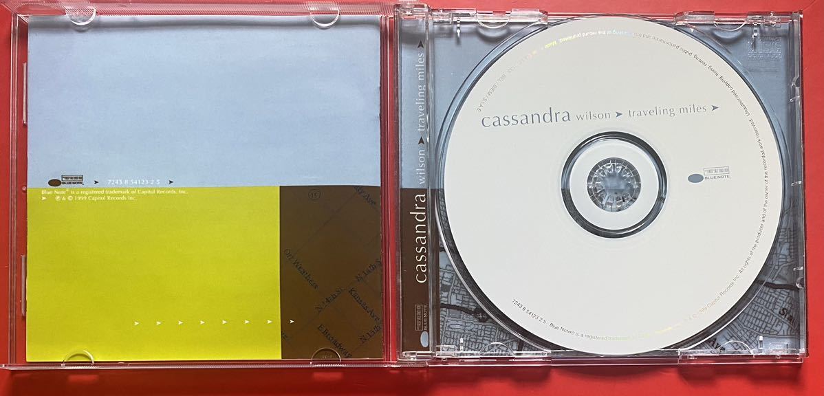 【CD】Cassandra Wilson「Traveling Miles」カサンドラ・ウィルソン 輸入盤 スリーブケース付き 盤面良好 [03080198]_画像5