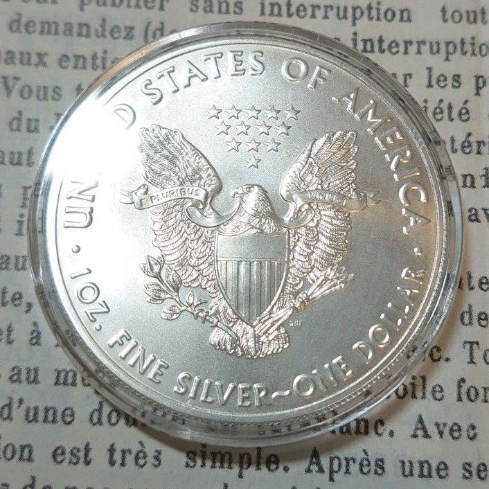 2021 イーグルシルバー 1オンス リバティ 銀貨|PayPayフリマ
