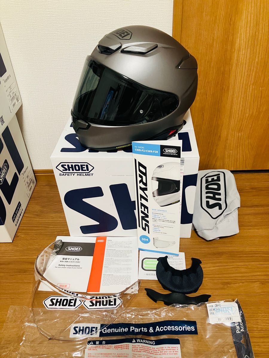 65 450円相当 中古美品 SHOEI Z-8 Mサイズ 新品スモークシールド装着