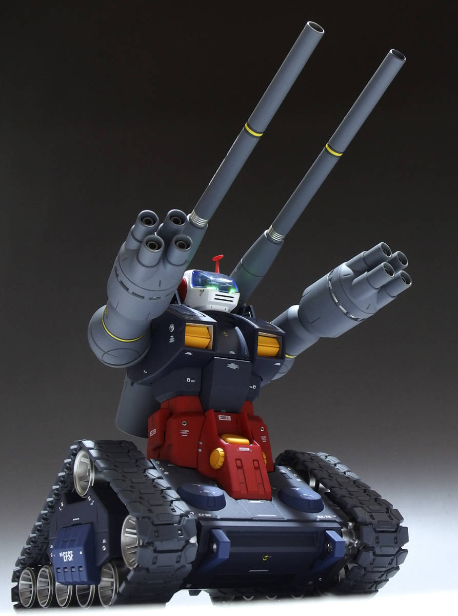 1/100 MG RX - 75槍罐塗成品 原文:1/100 MG RX-75 ガンタンク 塗装済完成品