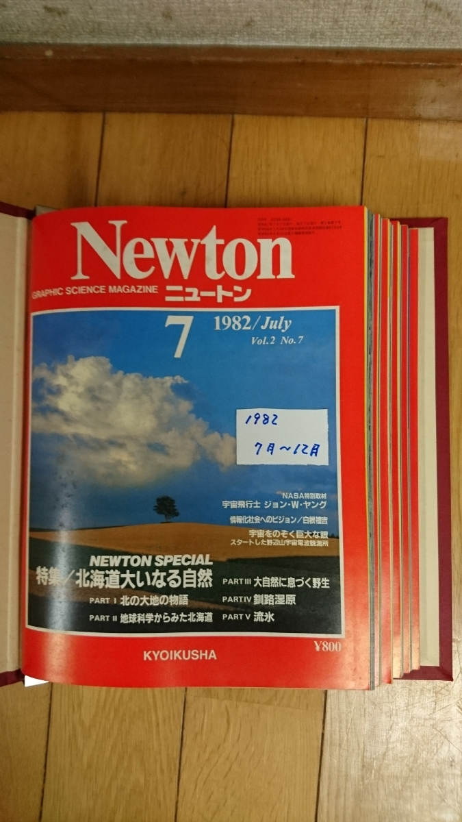  corporation Kyoikusha publish magazine science new ton Newton 1981 year 1982 year 1983 year years binder -30 pcs. set member special version used original 