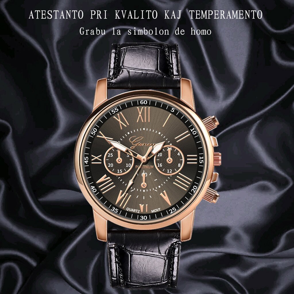 腕時計 時計 ブラック レディース ノーブランド 新品 ファッション カジュアル 革ベルト ベルト 超薄型時計 ドレス #C41-5_画像2