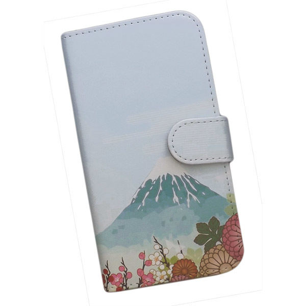 moto g13/moto g53j 5G/moto g53y 5G　スマホケース 手帳型 プリントケース 和柄 花柄 富士山 風景 梅 菊 牡丹 霞_画像1