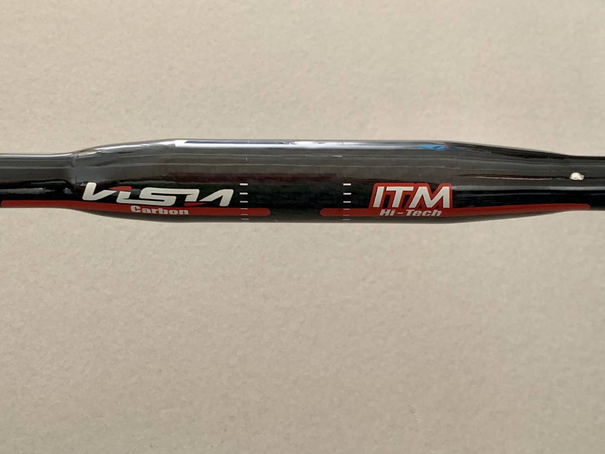 65%OFF【送料無料】 ITM カーボンアルミハンドルバー VISIA 44 ブラック - ドロップ ドロップハンドル