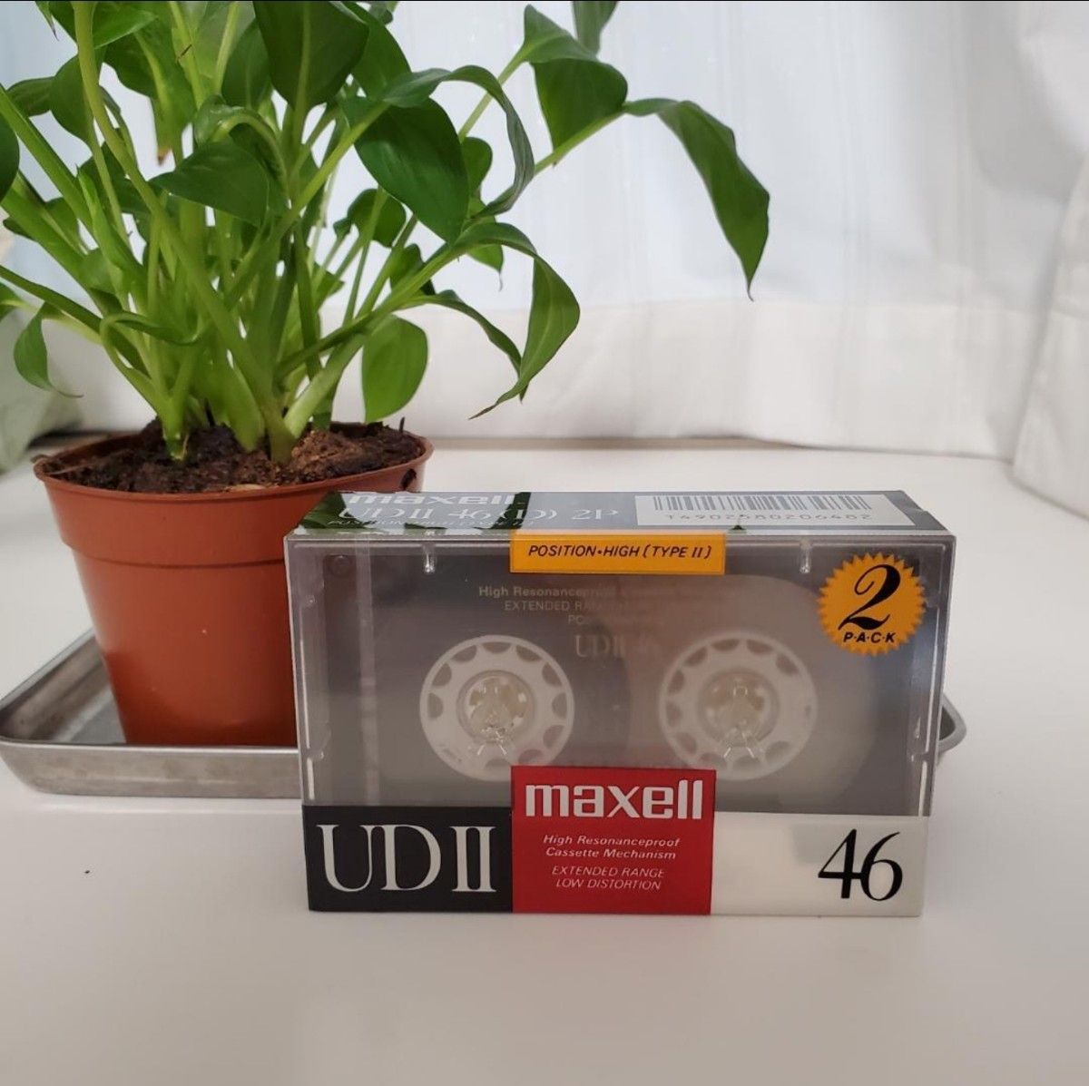 maxell カセットテープ計２本　UDⅡ46×２本