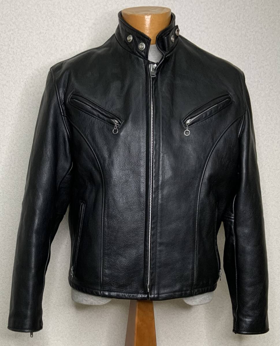 良品③schott【40】米国製557 シングルライダース ショット 良品③schott【40】米国製557 シングルライダース ショット