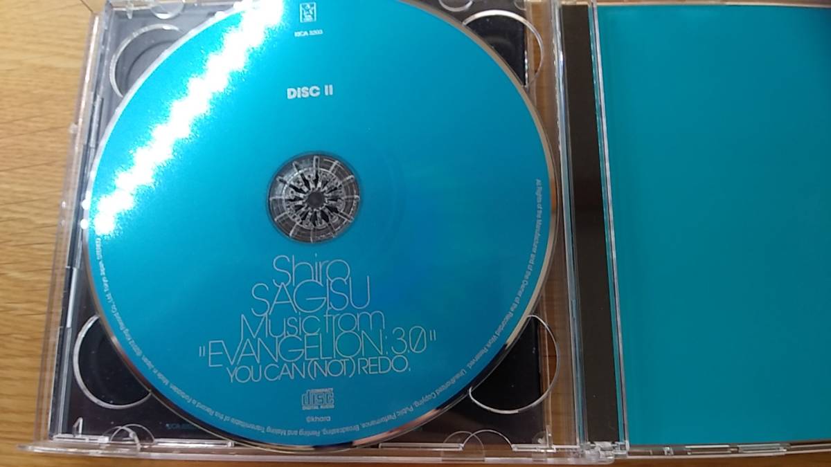 CD. nest poetry .shiro SAGISU Music from EVANGELION 30 YOU CAN NOT REDO 2 sheets set secondhand goods Evangelion 