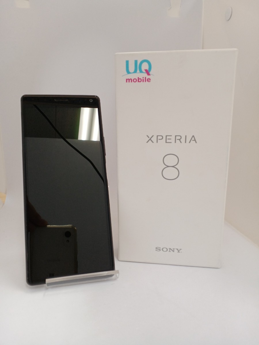 即出荷】 SONY Xperia8 SOV42 64GB BLACK 黒 UQ mobile SIMロック解除