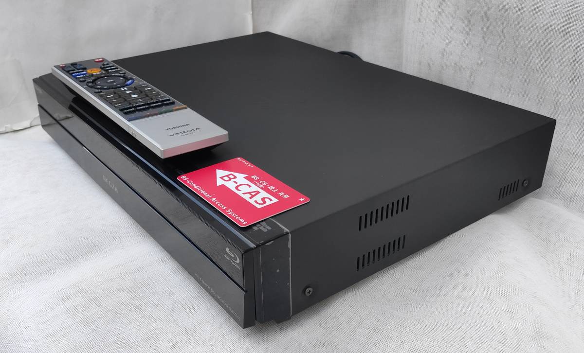 東芝 2TB 2チューナー ブルーレイレコーダー 『DBR-Z160』リモコン付き