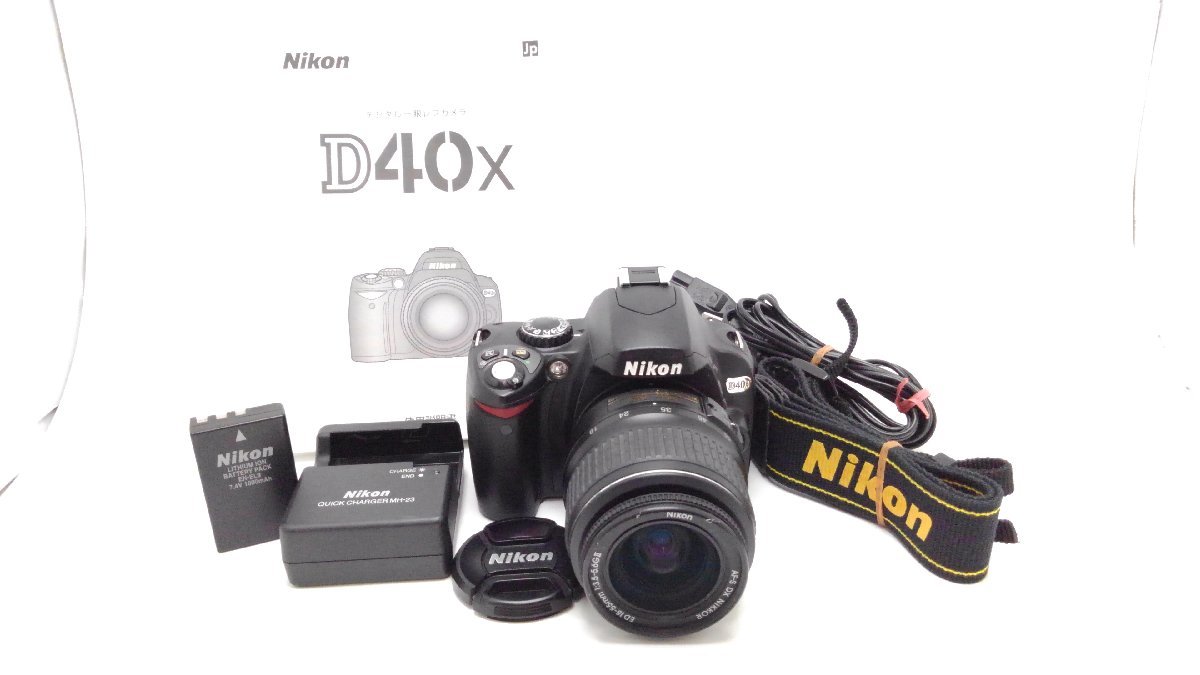 登場! ☆ハローカメラ☆6189 Nikon D40x DX18-55mm G II ED [1020万