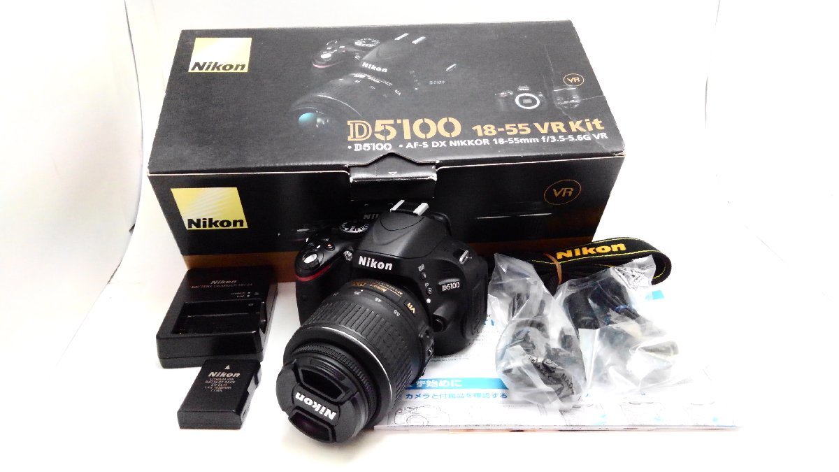 国内最安値！ ☆ハローカメラ☆6357 綺麗 Nikon D5100 18-55mm VR