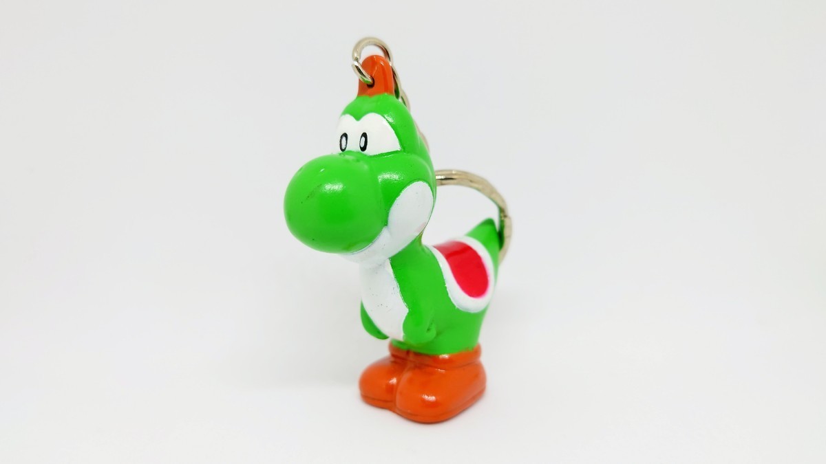 当時物 スーパーマリオ RPG ソフトキーホルダー MS-6 ヨッシー Nintendo mario フィギュア yoshi 任天堂_画像1