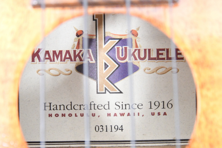 KAMAKA カマカ ukulele ウクレレ HF-2 コンサートサイズ 2003年製 ハードケース付き Y20772305_画像7