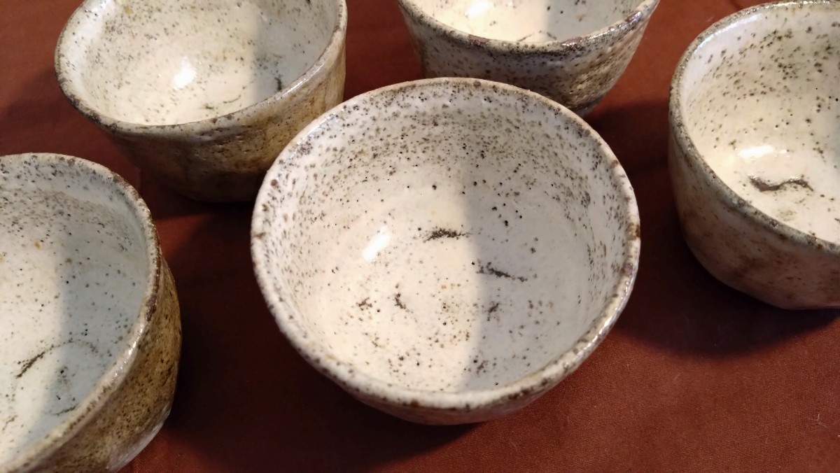  Echizen . Echizen legume pot direction attaching ash . Shino . screw . writing antique Echizen . delivery 5 customer 