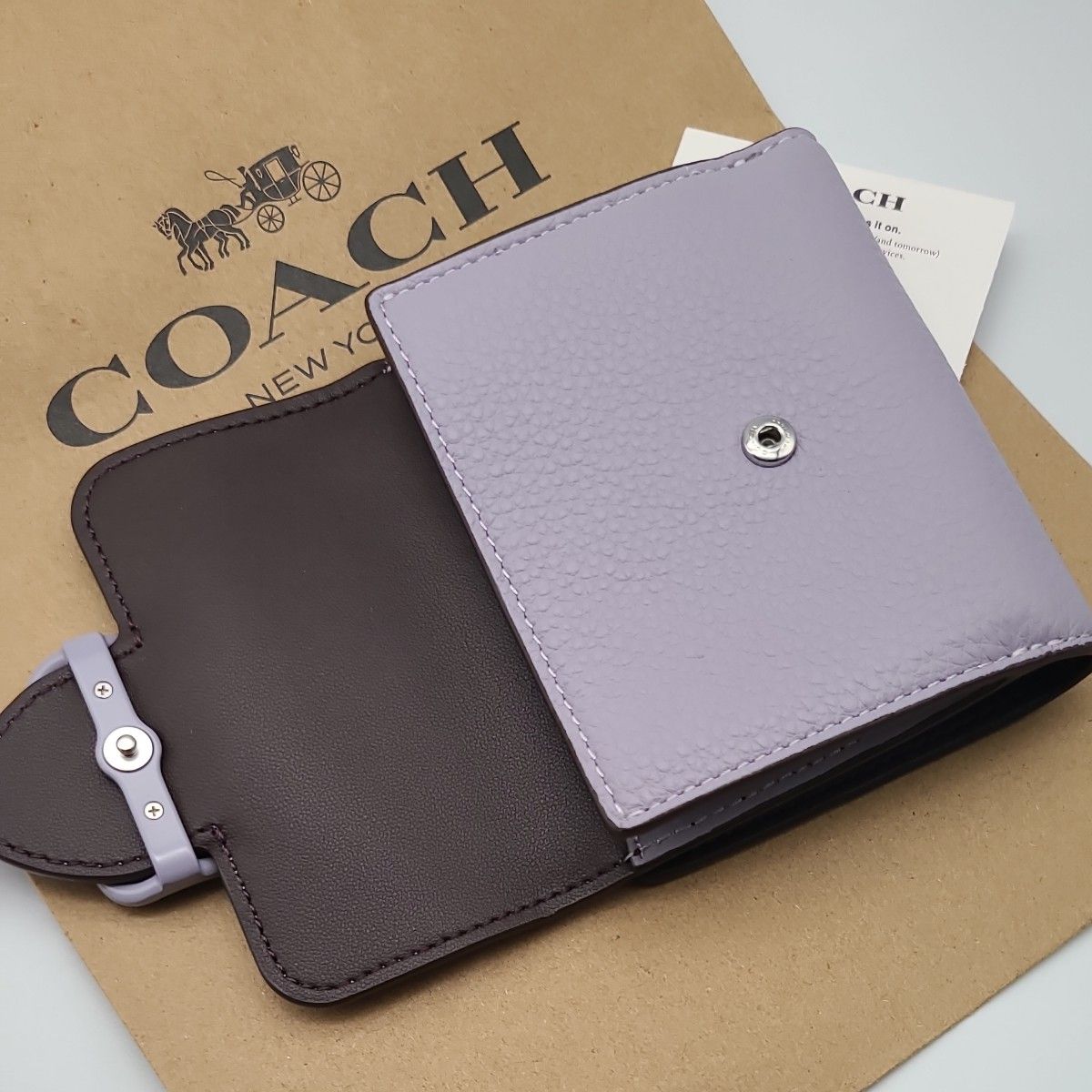 新作 新品 COACH 折り財布 スモールモーガンウォレット｜Yahoo!フリマ