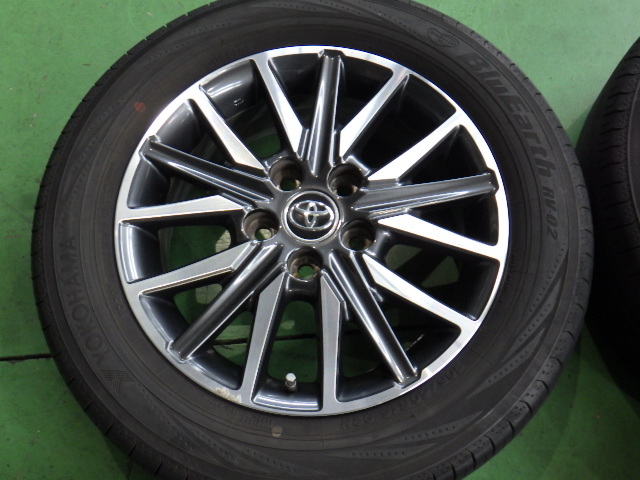  Toyota Voxy 80 series tire wheel 4ps.@16 -inch 6.0J +50 5H PCD114.3 205/60R16 [ control number 9122 RB7-201] used [ large commodity ]