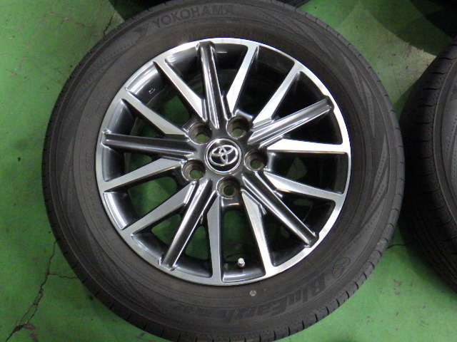  Toyota Voxy 80 series tire wheel 4ps.@16 -inch 6.0J +50 5H PCD114.3 205/60R16 [ control number 9122 RB7-201] used [ large commodity ]