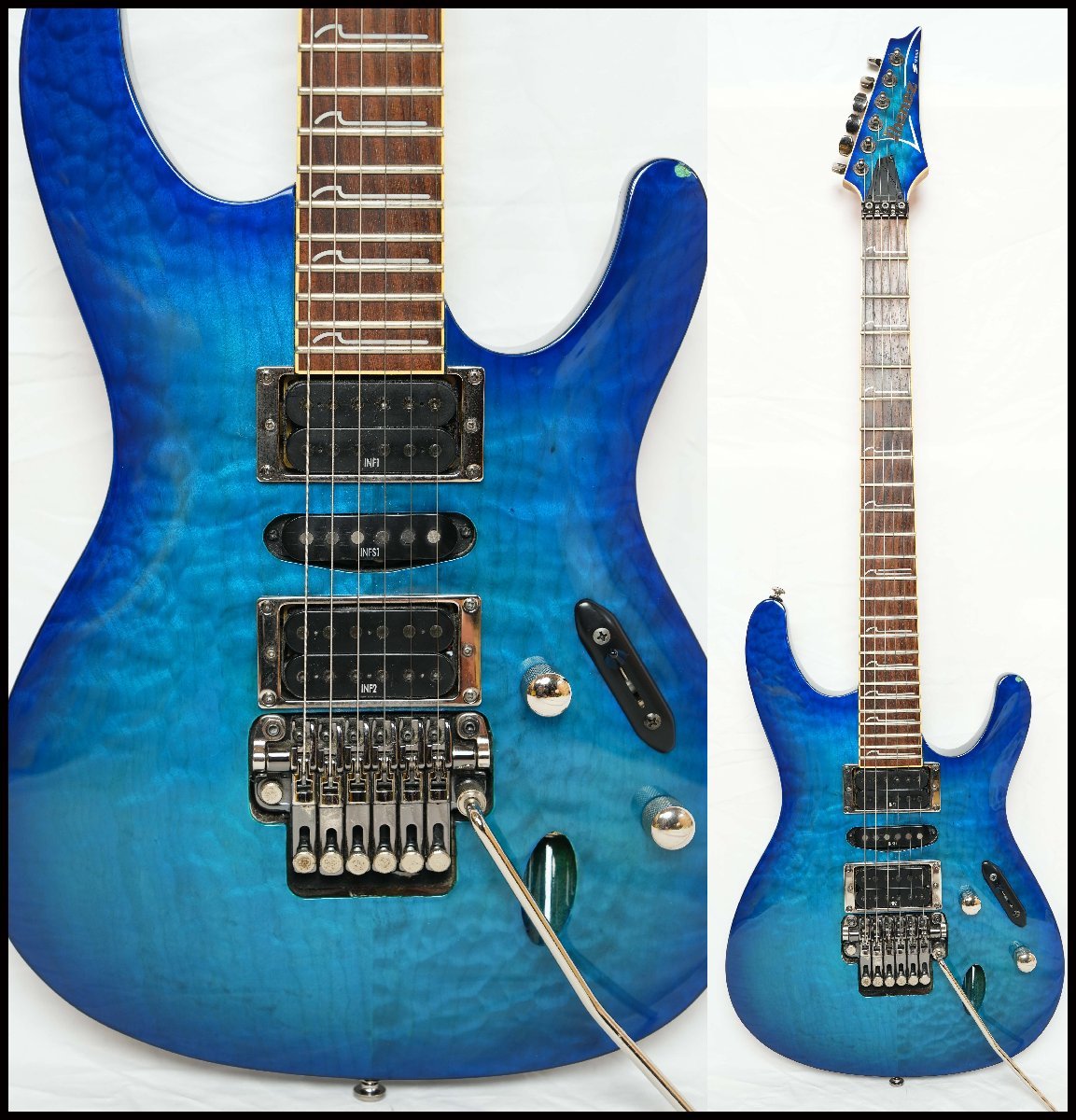 Yahoo!オークション - ☆IBANEZ☆S570DXQM SPB (Sapphir...