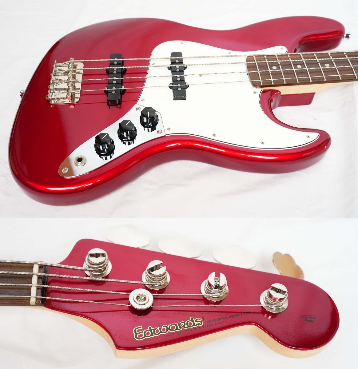 *EDWARDS by ESP*E-JB-100R LT CAR JAZZ BASS 2013 год производства Jazz основа Rucker покраска Seymour Duncan установка Jazz основа состояние хороший *