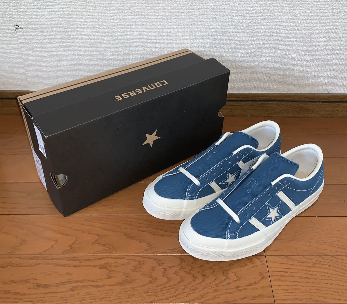 新品◇CONVERSE STAR&BARS SUEDE レディース 23.5cm-