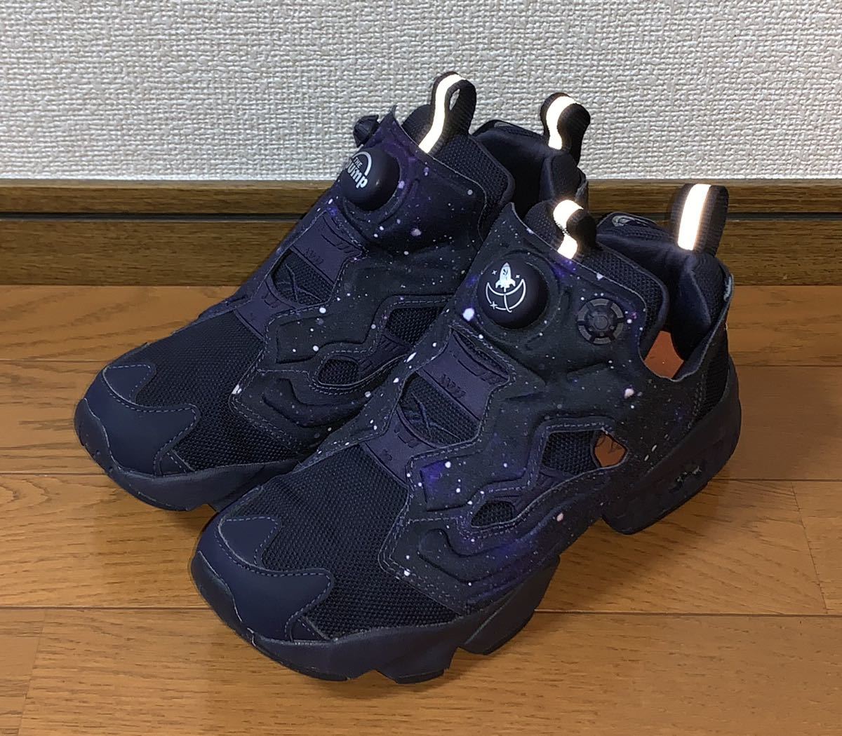 REEBOK x ZOZOTOWN PUMP FURY OG FX7141 24cm リーボック ポンプフューリー パープルデリリウム ネイビー ブラック 宇宙柄 紺 INSTAPUMP_画像1