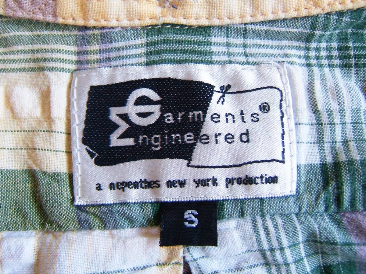 エンジニアードガーメンツ Engineered Garments USA製 プルオーバーシャツ 半袖シャツ_画像8