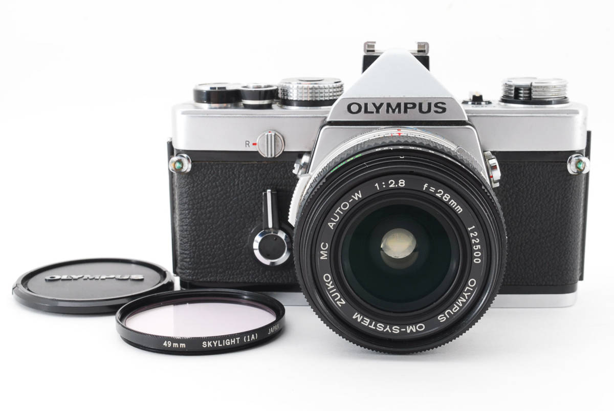 人気絶頂 Olympus オリンパス OM-1 1940786 レンズ f/2.8 28mm Auto-W