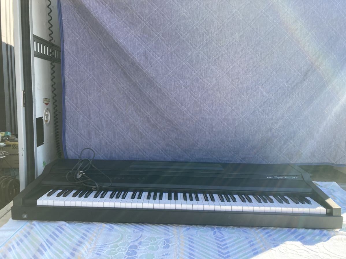 直接引取可 品 KAWAI カワイ 電子ピアノ 88鍵 デジタルピアノ イス付き 現状品 PW 260 浜松市から